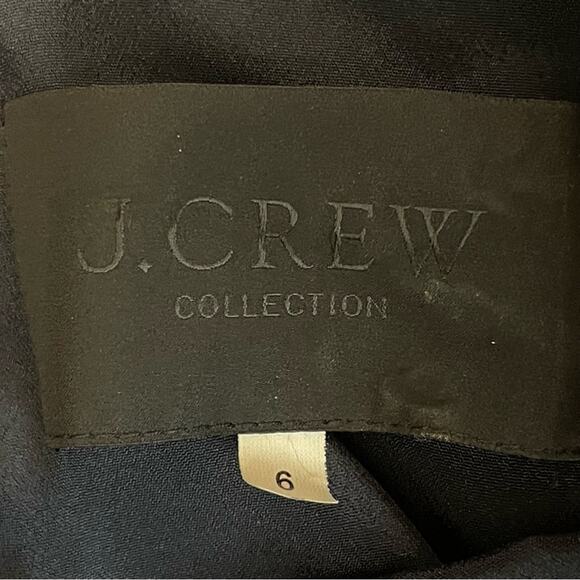 J Crew Navy White Denim Woven Dress Size 6 - Picture 9 of 12